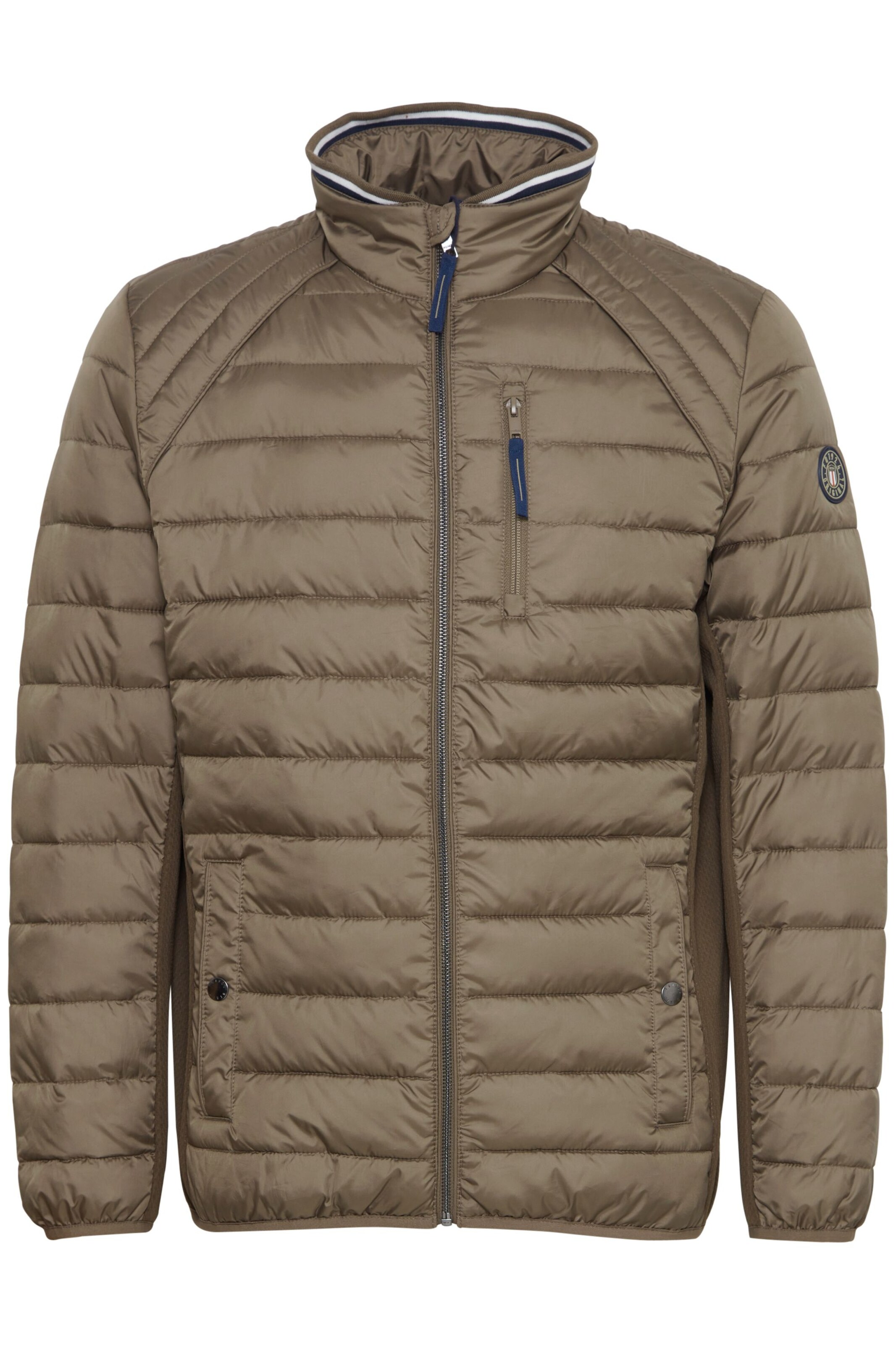 FQ1924 Tussenjas 'Jacob' in Groen: voorkant