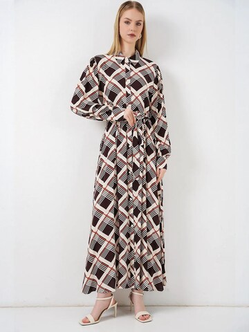 Bigdart Midi Kleid in Mischfarben