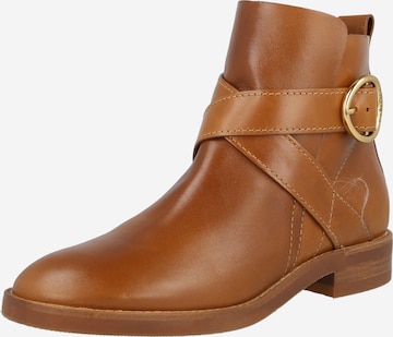 Ankle boots 'LYNA' di See by Chloé in marrone: frontale