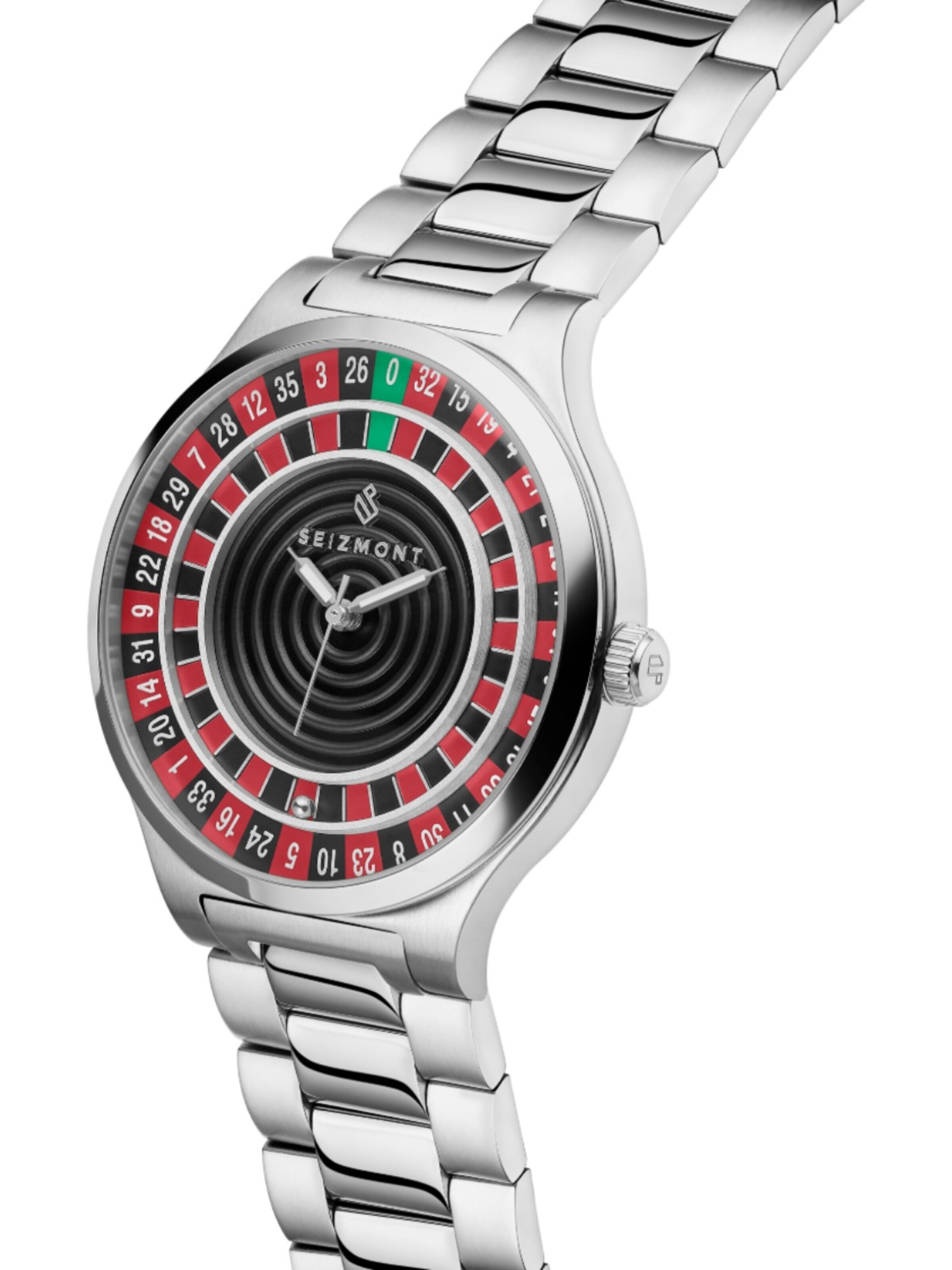 Seizmont Analog Watch 'Ace' in Silver