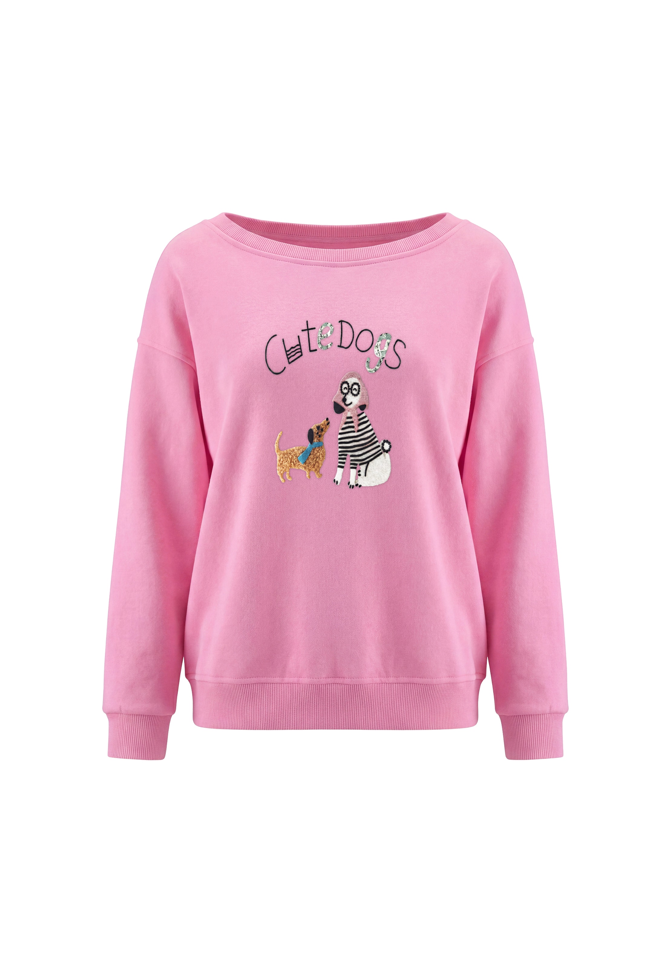 Sweat-shirt MYMO en rose : devant