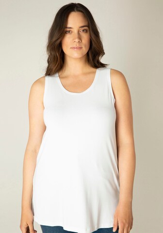 BASE LEVEL CURVY Top 'Alicia' in Weiß