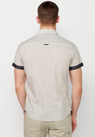 KOROSHI Regular fit Button Up Shirt in Grey