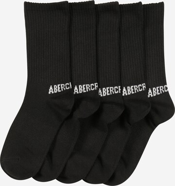 Abercrombie & Fitch Ponožky – černá: přední strana