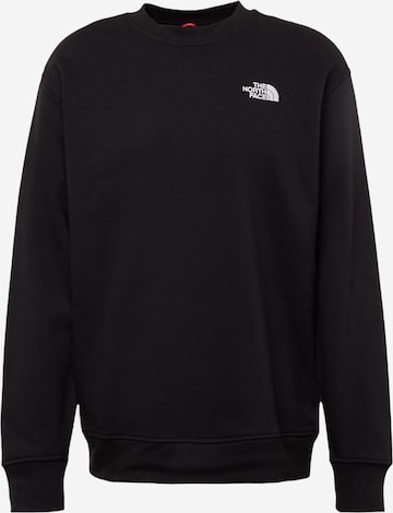 THE NORTH FACE Αθλητική μπλούζα φούτερ 'Essential' σε μαύρο: μπροστά