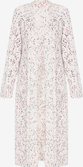 MYMO Adīta jaka, krāsa - zils / zaļš / sarkans / gandrīz balts, Preces skats