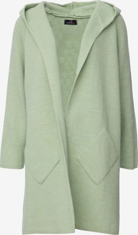 Zwillingsherz Fleece Jacket in Green: front