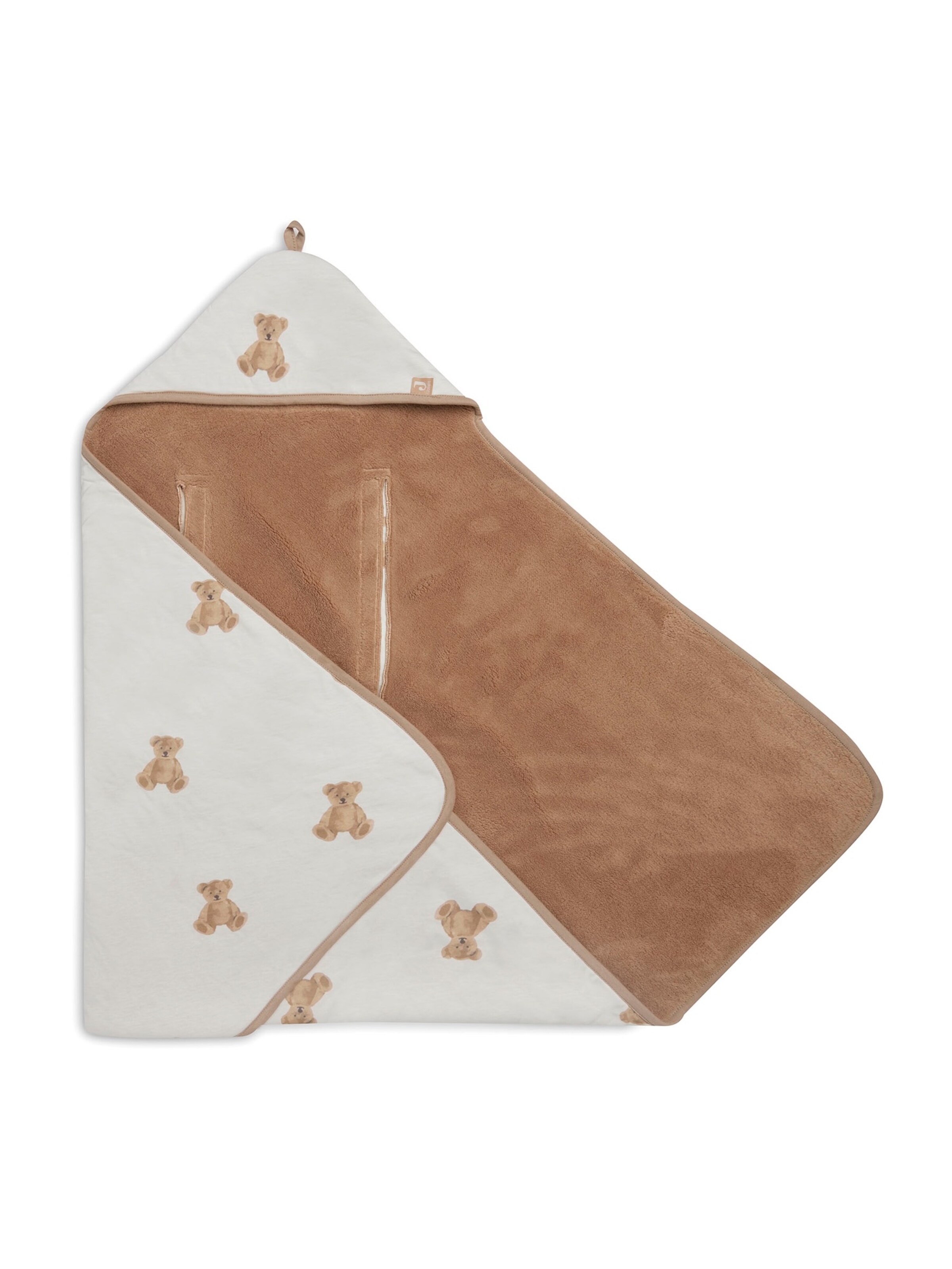 Jollein Baby Blanket 'Teddy Bear' in Brown: front