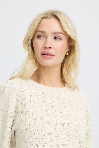 b.young - Jersey en beige