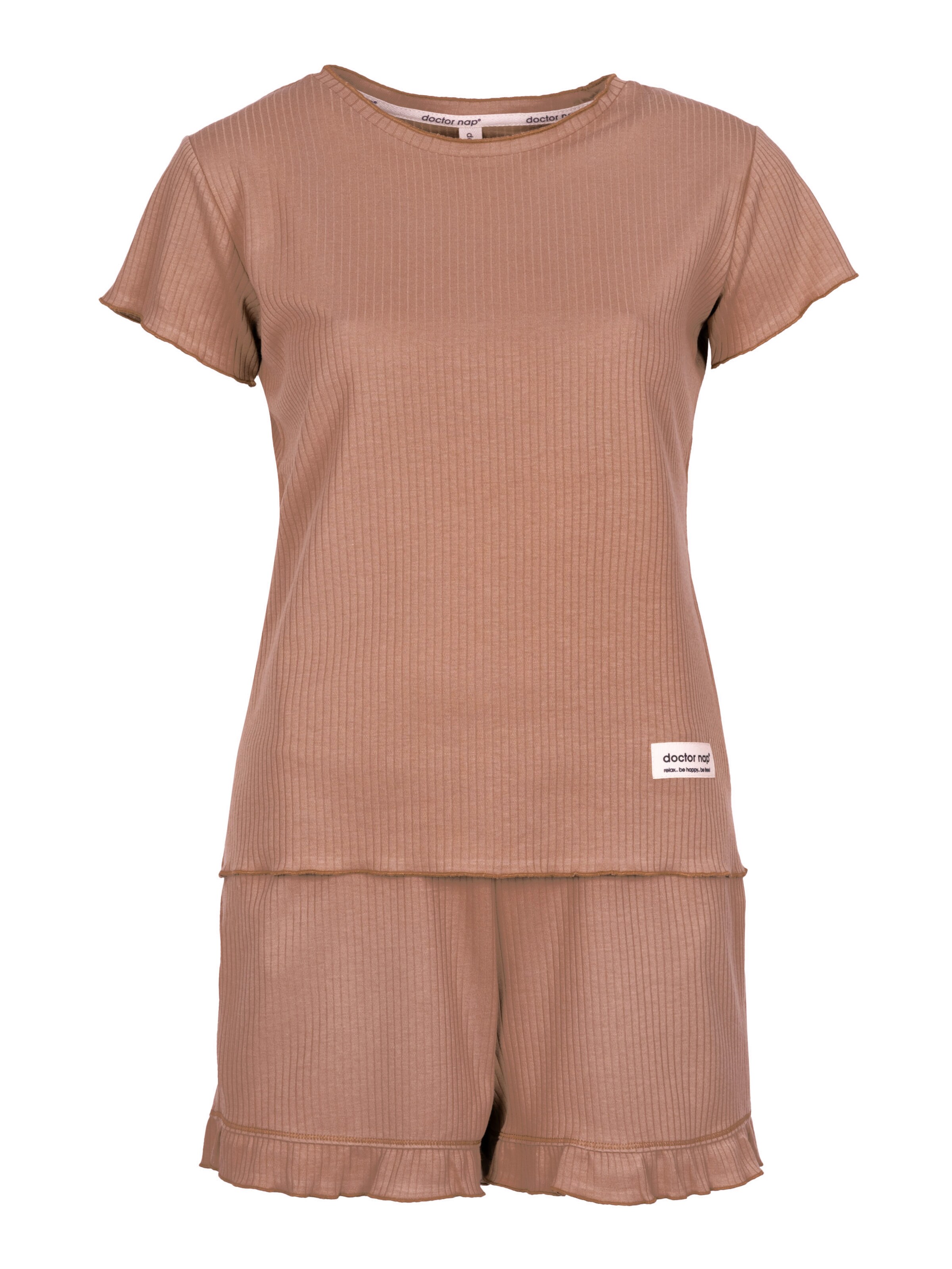 Doctor nap Pyjama 'Doctor Nap'‌ in Beige: Vorderseite