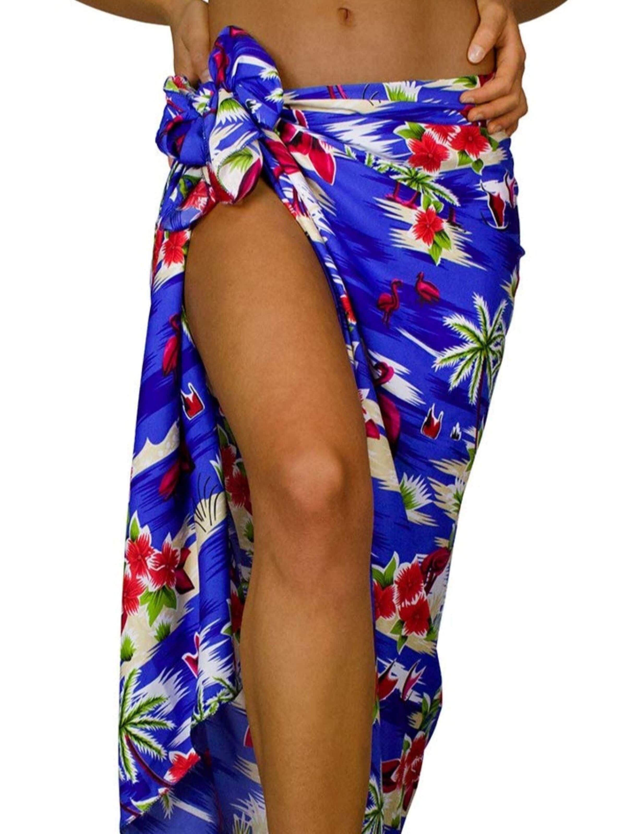 Foulard 'Flamingos' di King Kameha in blu
