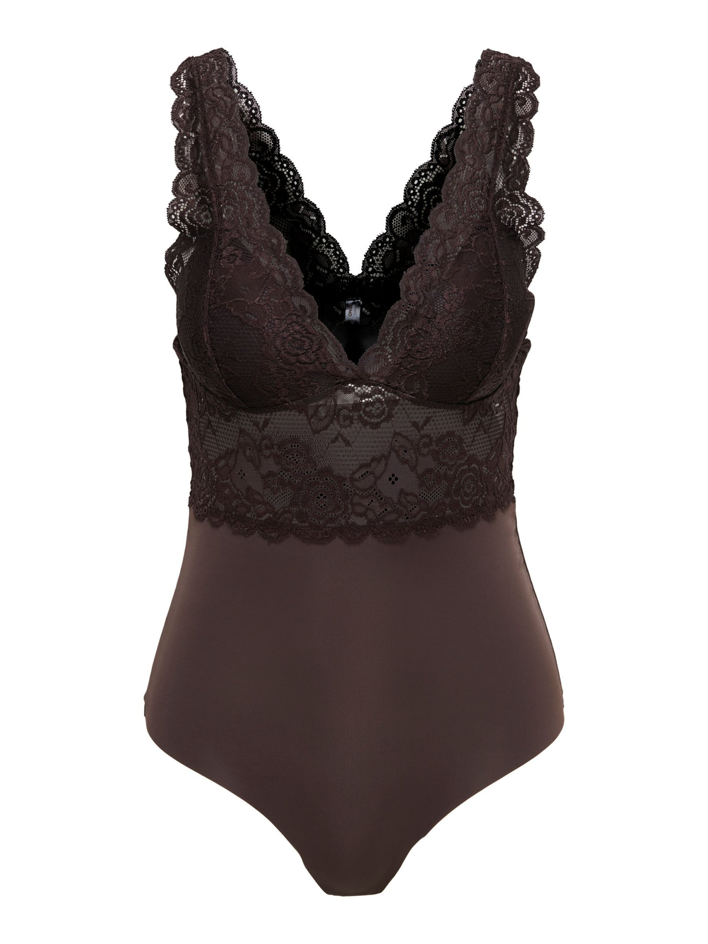ONLY - Body 'ONLCloe' en marrón: frente