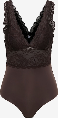 ONLY - Body 'ONLCloe' en marrón: frente