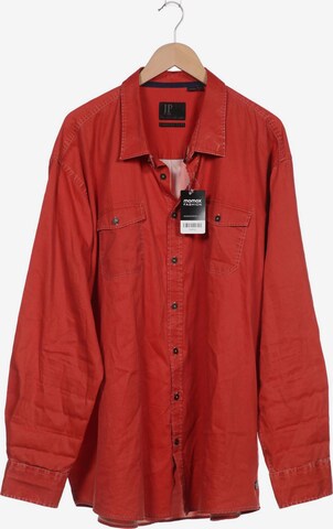 JP1880 Button Up Shirt in 5XL in Orange: front