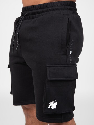 Gorilla Wear Regular Cargo trousers 'Hudson' in Black