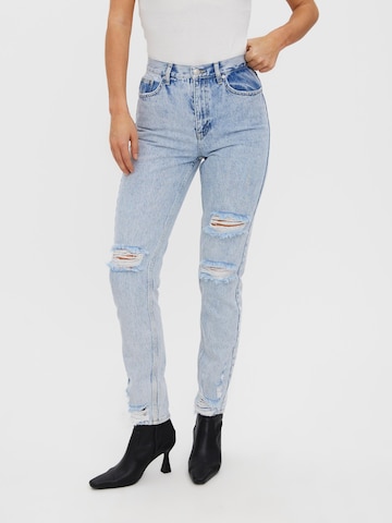 VERO MODA Slimfit Jeans 'JOANA' in Blauw: voorkant