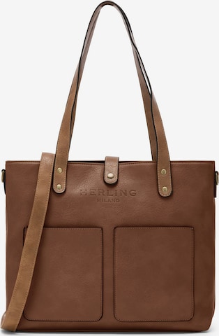 Herling Shopper 'Beraud' in Braun: Vorderseite
