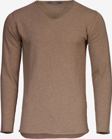 TREVOR'S Trui in Beige: voorkant