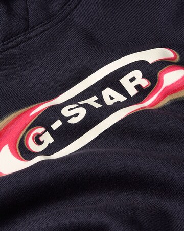 G-STAR Sweatshirt 'Old Skool' in Blau