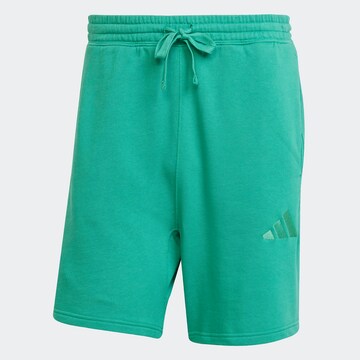 ADIDAS SPORTSWEAR Regular Workout Pants in Green: front