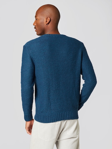 ABOUT YOU x Alvaro Soler Pullover 'Georg' in Blau