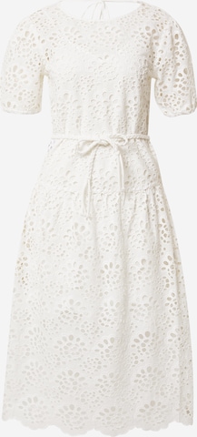 Stefanel Cocktail Dress 'SANGALLO' in White: front