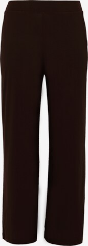 Yoek Wide leg Broek in Bruin: voorkant