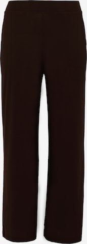 Yoek Wide leg Pants in Brown: front