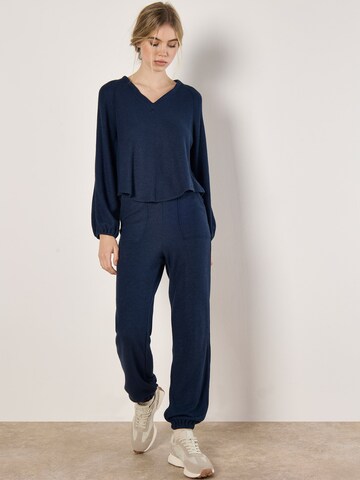 Regular Pantalon ' ' Apricot en bleu