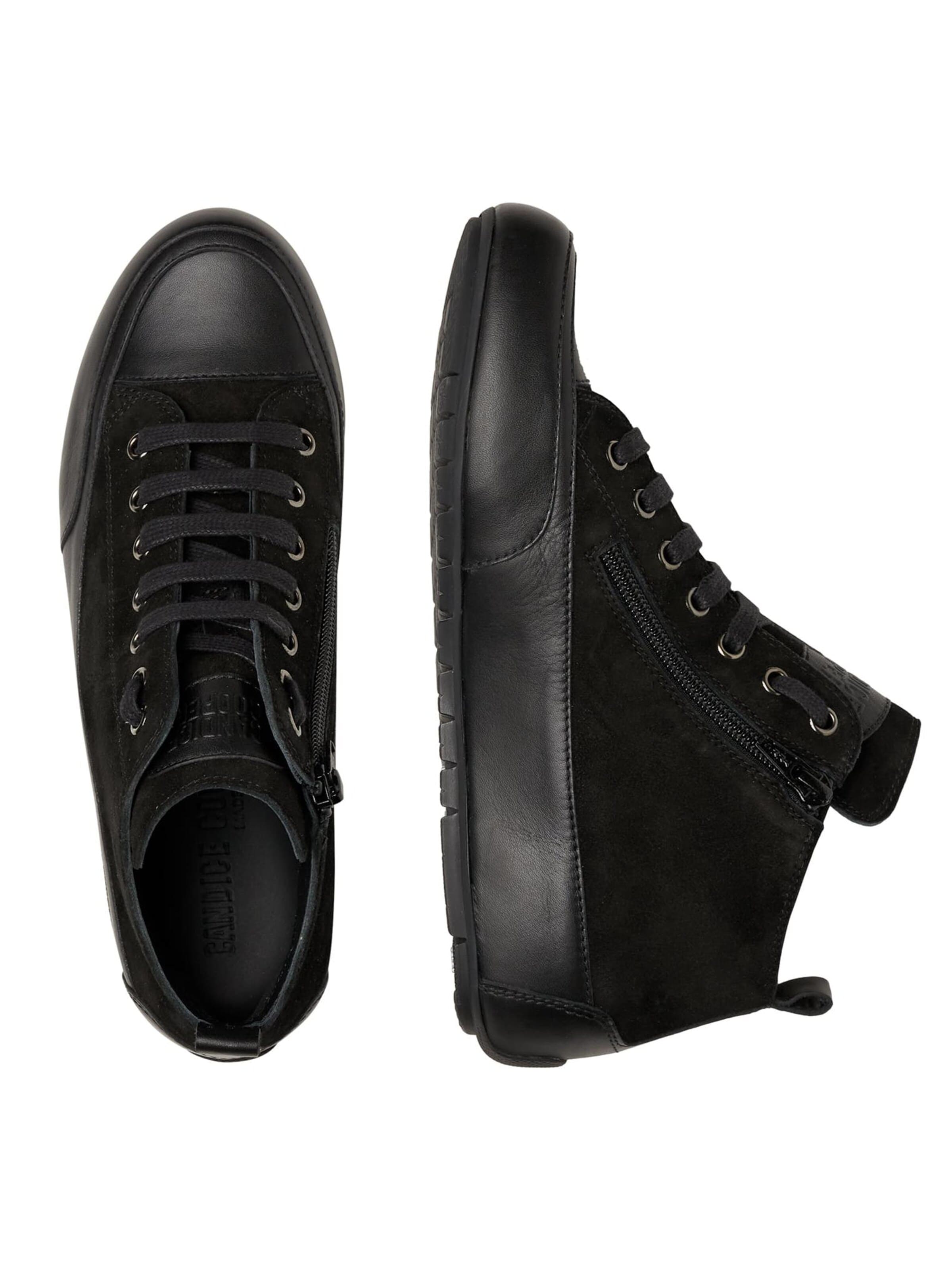 Candice Cooper Sneakers hoog 'MID' in Zwart