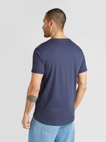 BLEND T-Shirt in Blau