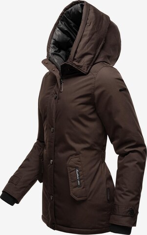 NAVAHOO Winter jacket 'Laura' in Brown