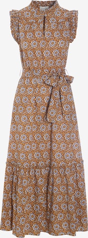 Robe 'Rayadea' Dea Kudibal en marron : devant