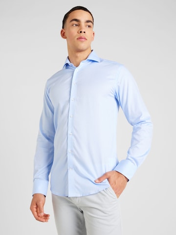 Bruun & Stengade - Slim Fit Camisa 'Jackson' em azul: frente