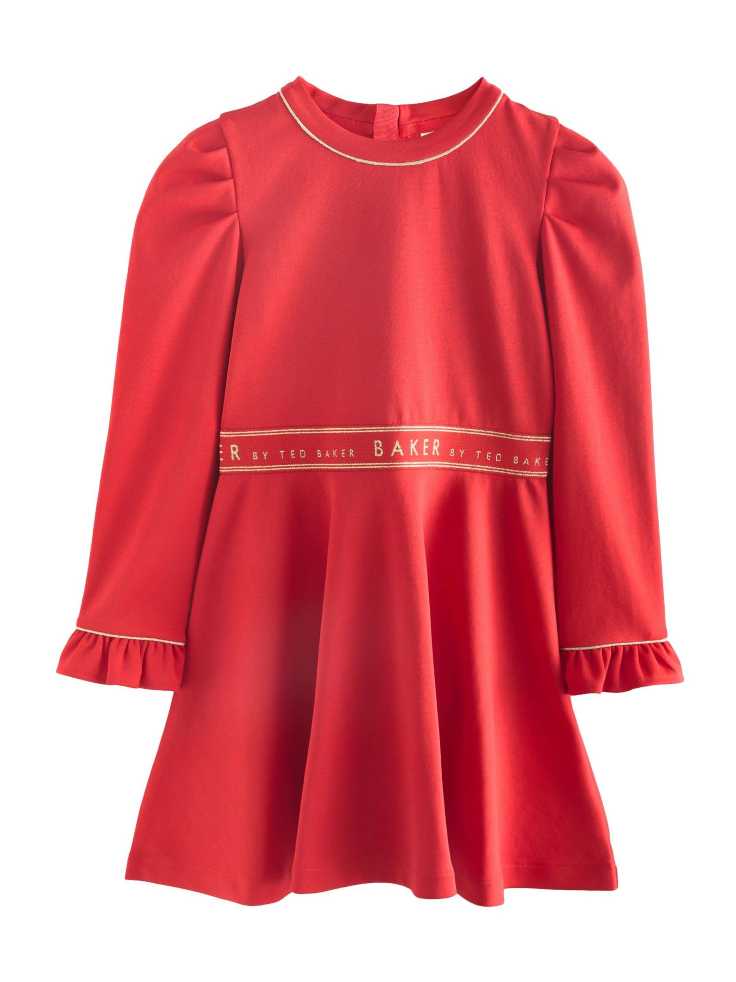Baker by Ted Baker Рокля в червено: отпред