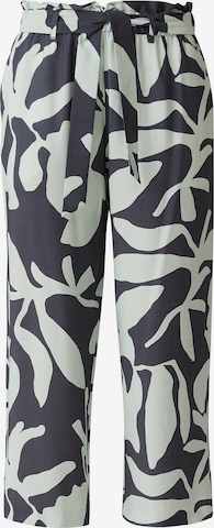 Wide Leg Pantalon comma casual identity en gris : devant
