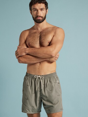 IUMAN Intimissimi Swim Trunks in Green