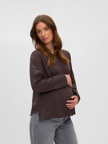 MAMALICIOUS - Camiseta en marrón: frente