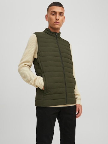 JACK & JONES Vest in Green: front