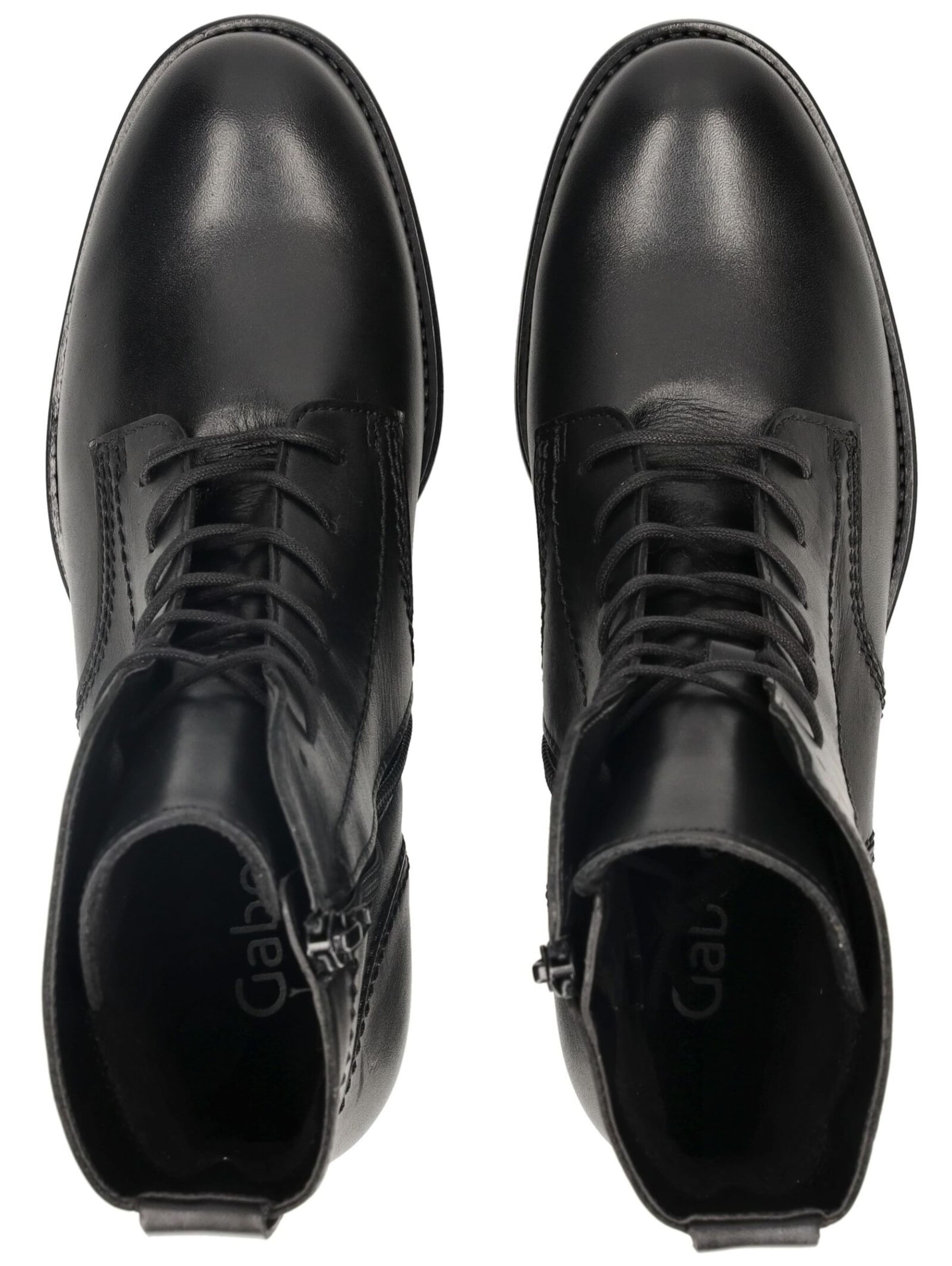 Bottines à lacets GABOR en noir