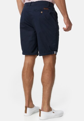 INDICODE JEANS Regular Chino trousers 'Creel' in Blue