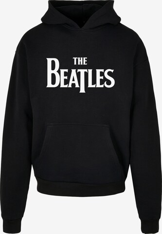 Merchcode Sweatshirt 'Beatles - Headline' in Schwarz: predná strana