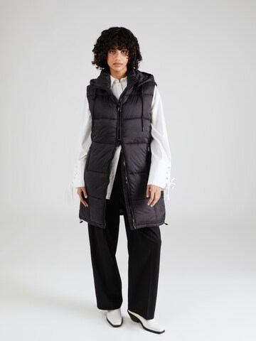 Hailys Bodywarmer in Zwart: voorkant