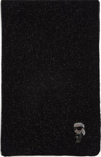 Karl Lagerfeld Schal 'Ikonik Lurex' in schwarz, Produktansicht