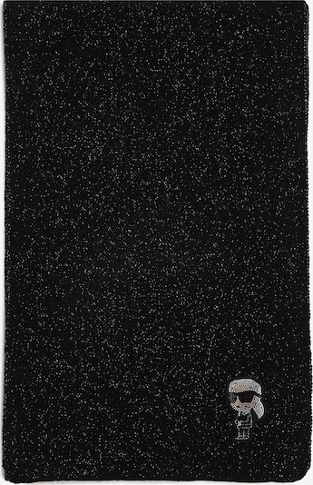 Karl Lagerfeld Schal 'Ikonik Lurex' in schwarz, Produktansicht