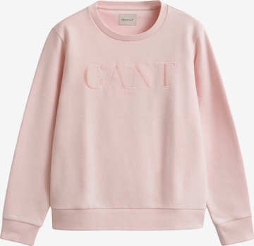 Sweat-shirt GANT en rose : devant