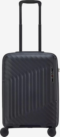MODO by Roncato Wózek 'RONCATO TROLLEY CABINA 4R 55/20CM LUMEN Valigie e Trolley' w kolorze czarny: przód