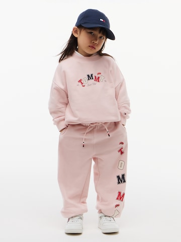 Tapered Pantaloni di TOMMY HILFIGER in rosa