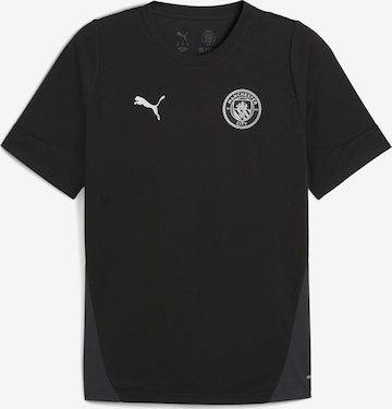 melns PUMA Sportiska stila krekls 'Manchester City': no priekšpuses