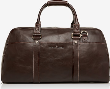 Borsa weekend 'Verona' di Castelijn & Beerens in marrone: frontale